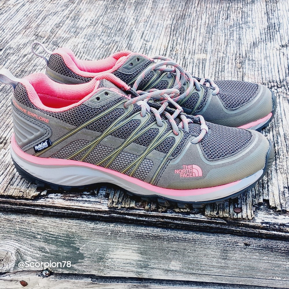 Northface Storm LiteWave Explore Waterproof Trail Hiking Shoes Size 7.5 Women - Picture 1 of 8